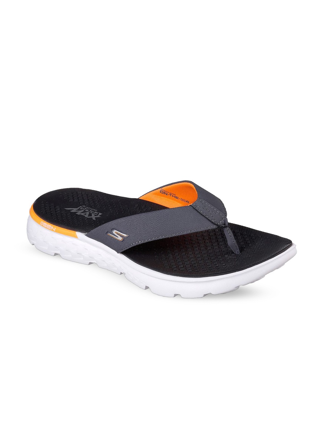 

Skechers Men ON THE GO 400 Casual Thong Flip Flops, Orange