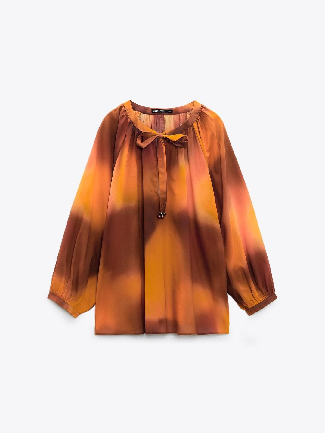 

ZARA Women Orange Tops
