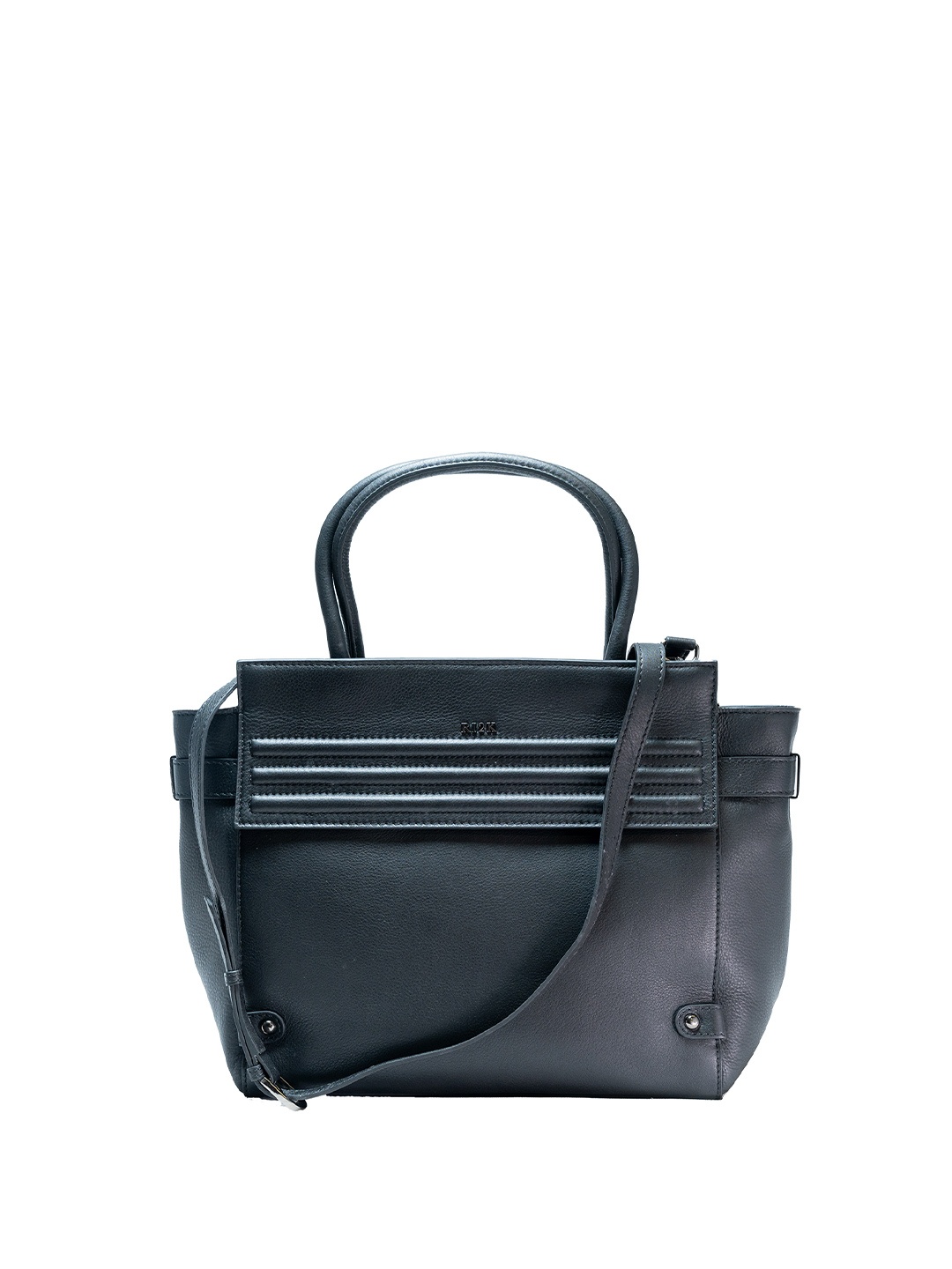 

RI2K LONDON Women Leather Satchel Structured Bag, Blue