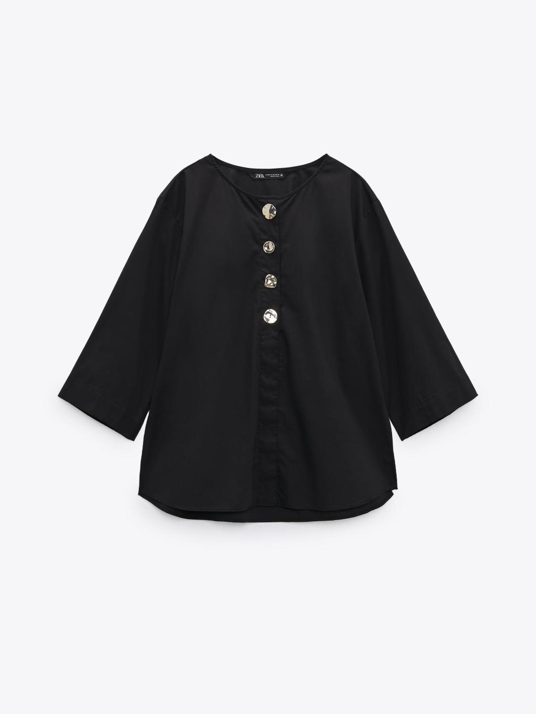 

ZARA Women Black Tops