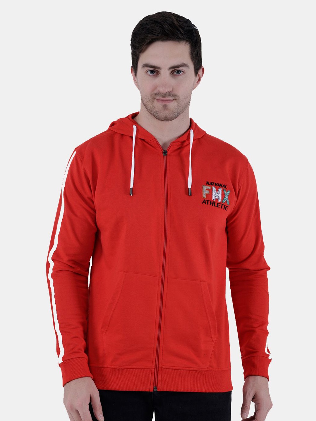 

FILMAX ORIGINALS Men Hooded Sweatshirt, Red