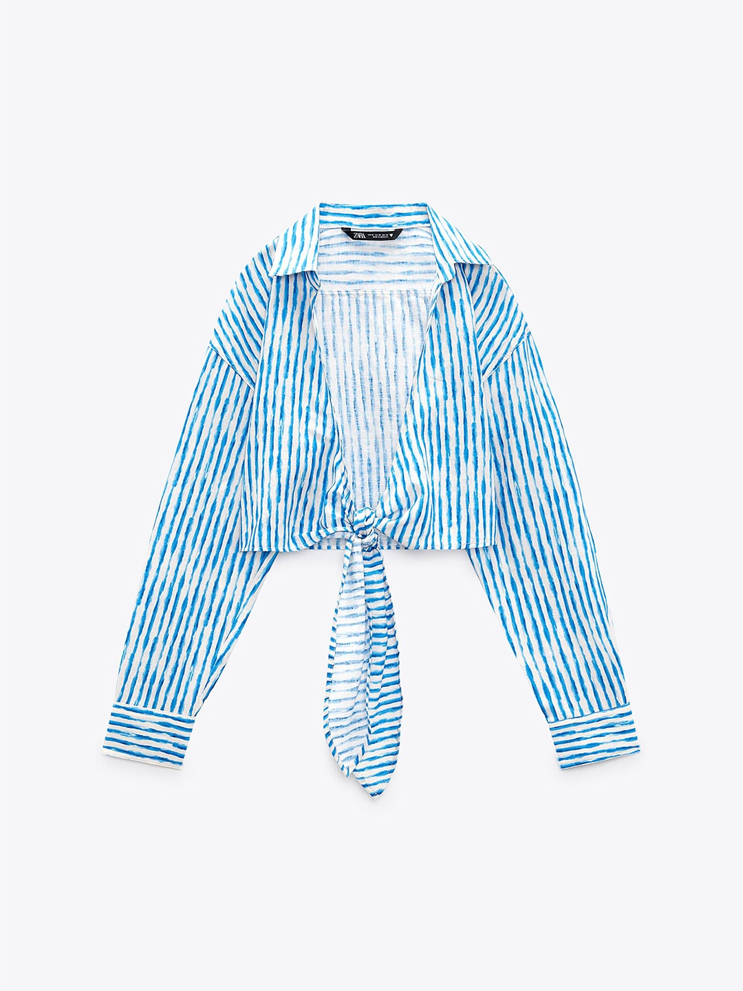 

ZARA Women Blue Shirts