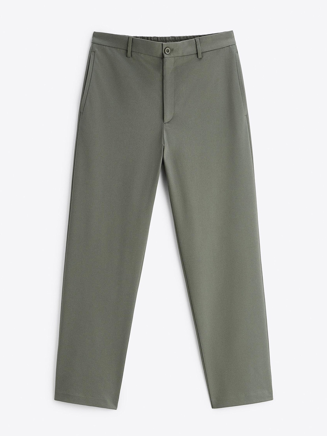 

ZARA Men Grey Trousers