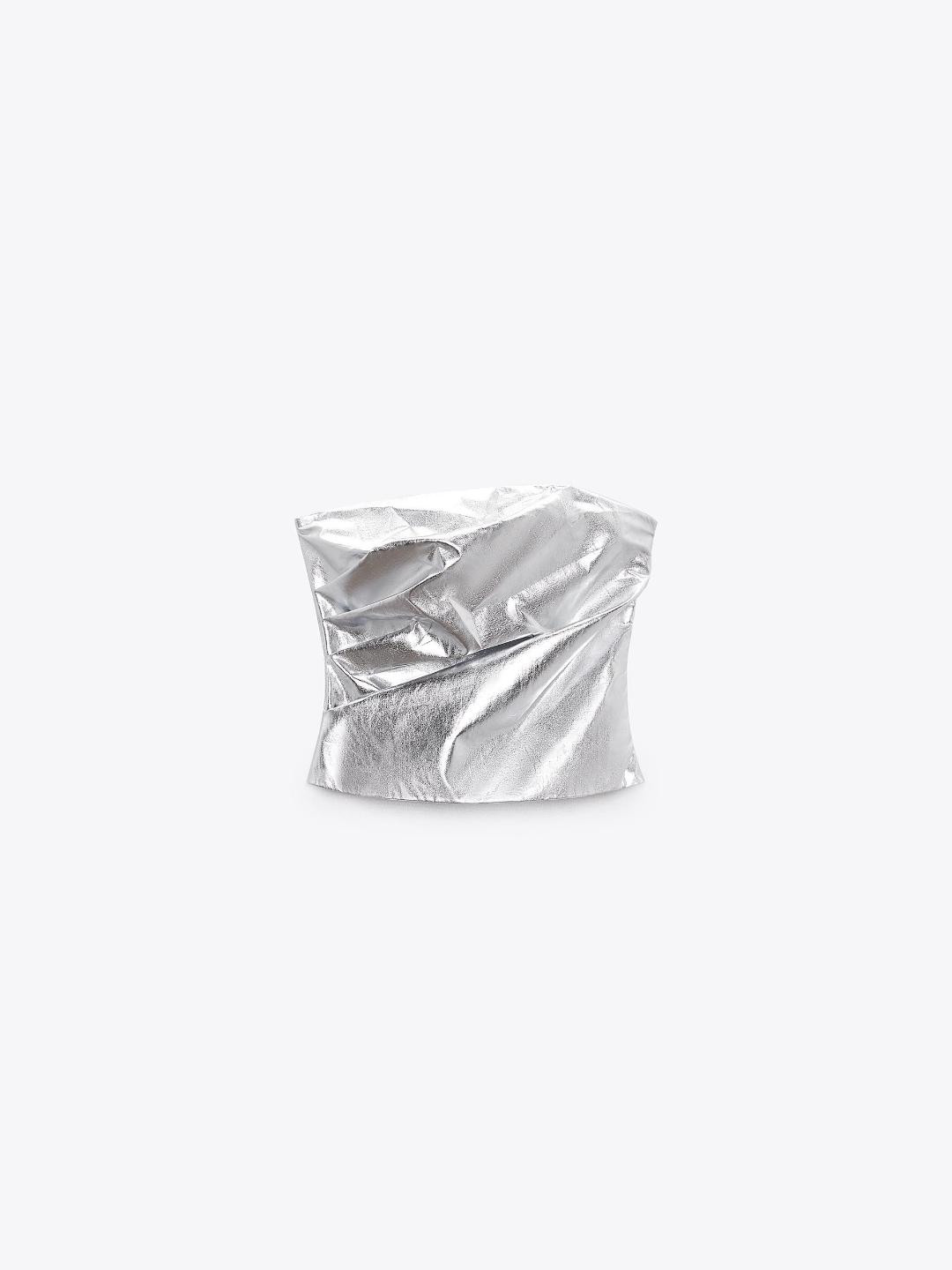 

ZARA Women Silver Tops