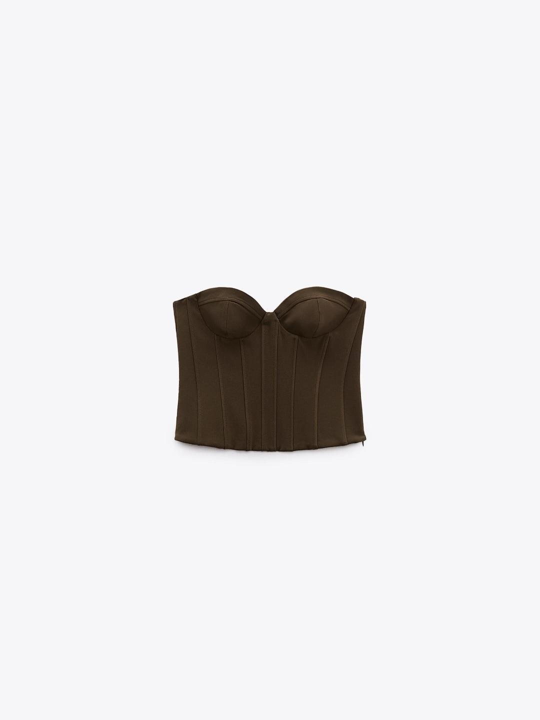 

ZARA Women Khaki Tops