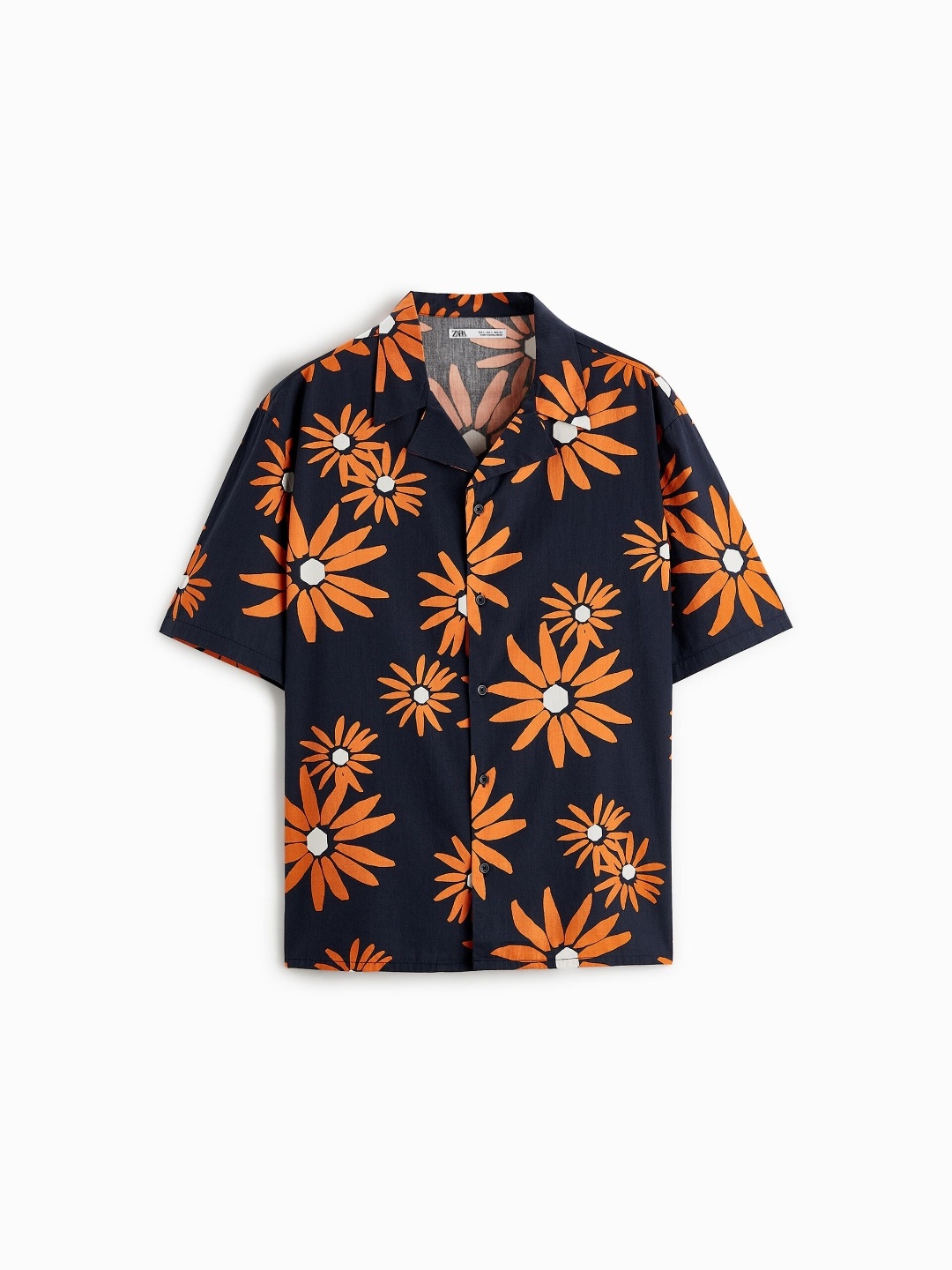 

ZARA Men Navy Blue Shirts