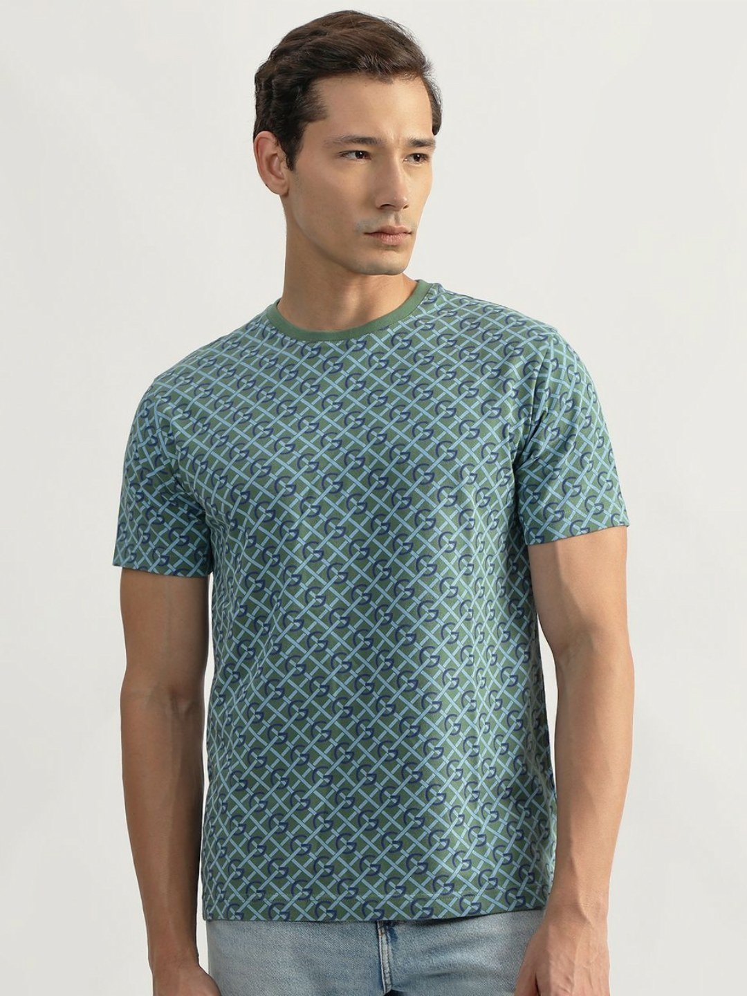 

GANT Men Printed T-shirt, Green