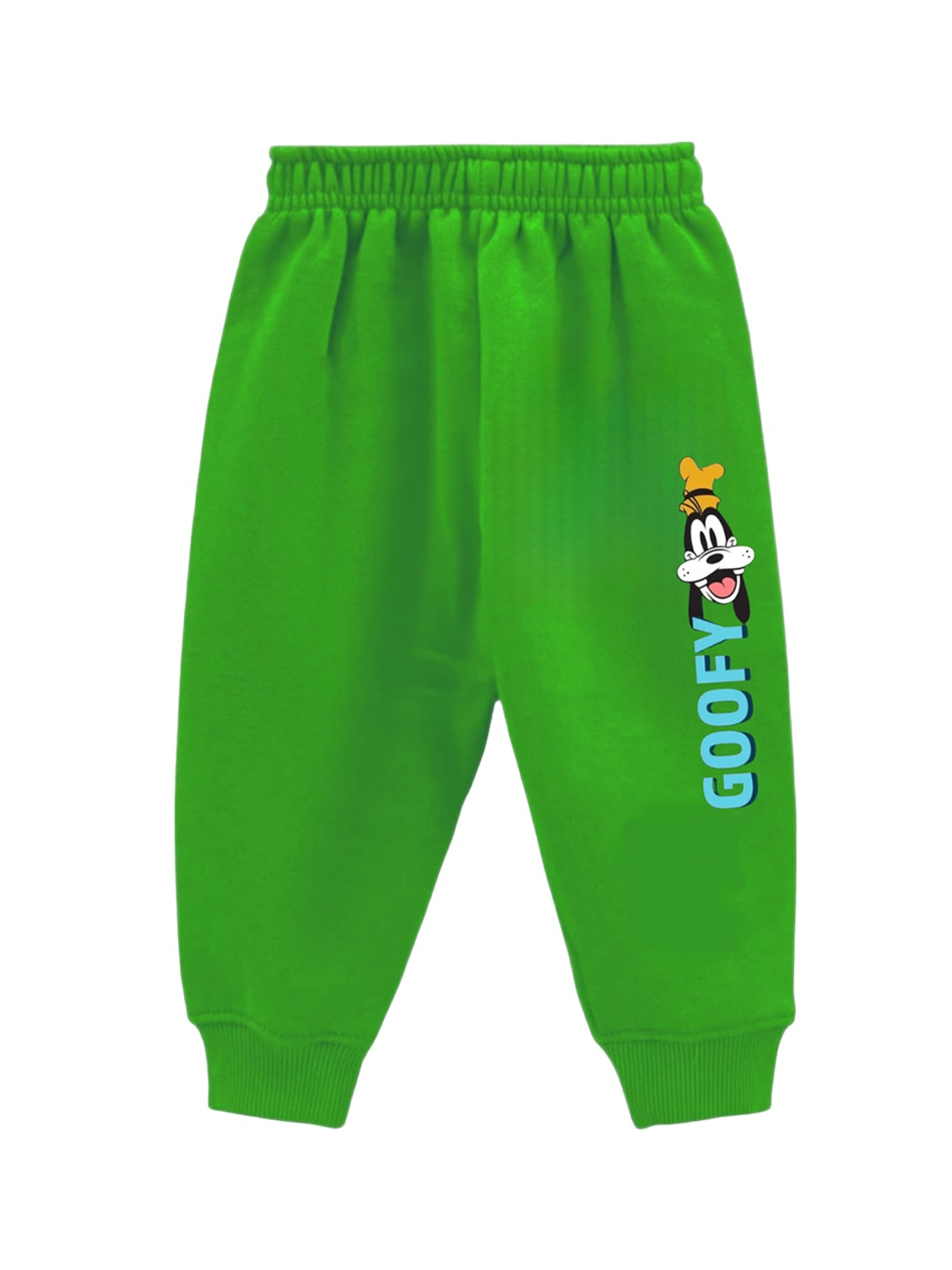

FRENCH KLEIDER Boys Goofy Printed Cotton Joggers, Green