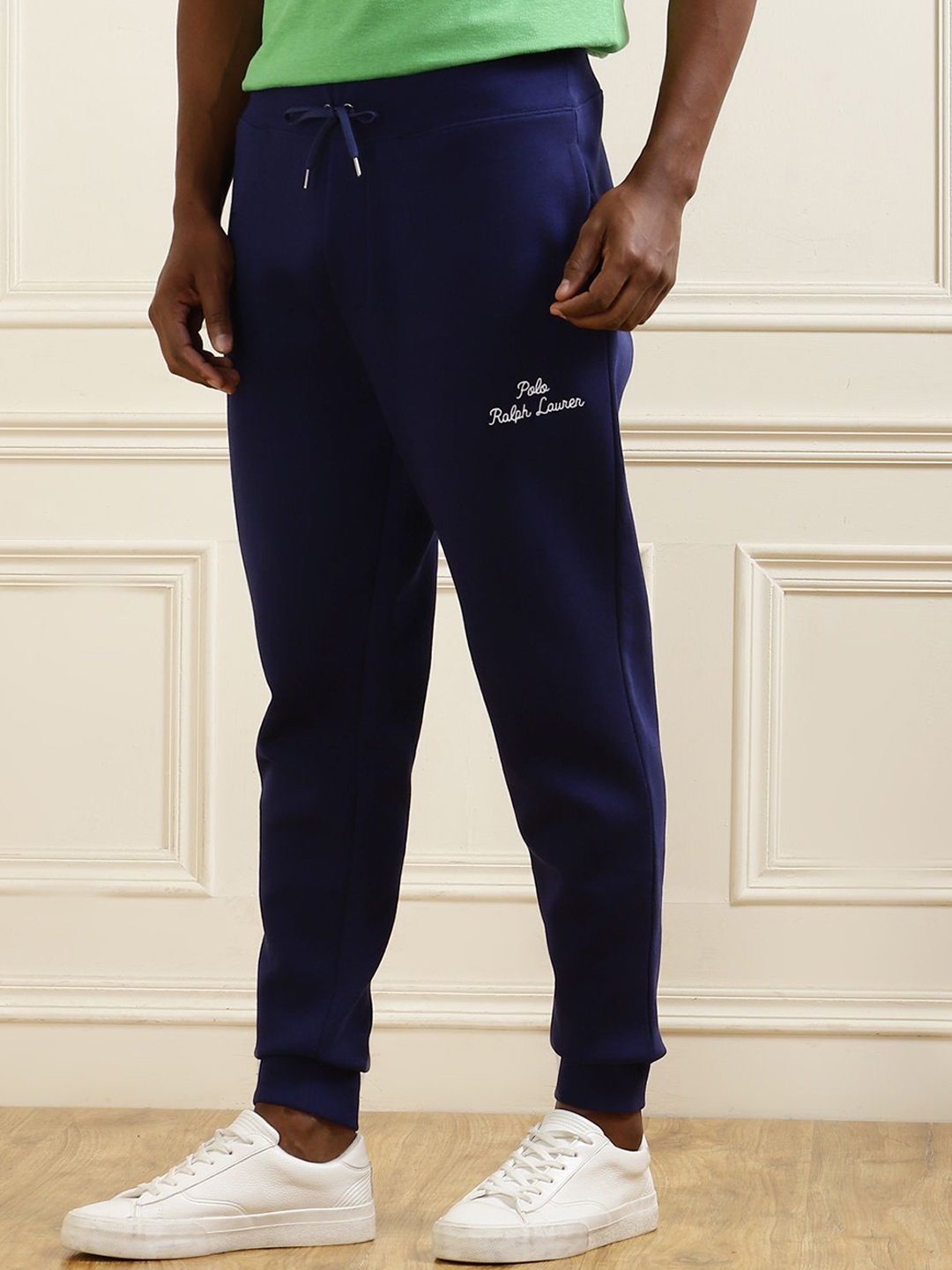 

Polo Ralph Lauren Men Plain Double-Knit Joggers, Navy blue