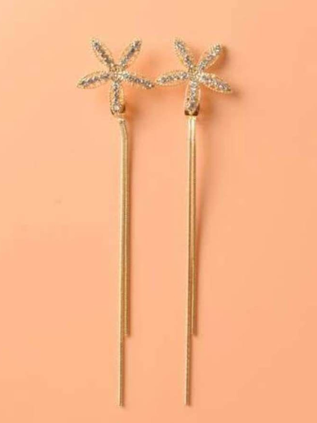 

YU FASHIONS Geometric Drop Earrings, Gold