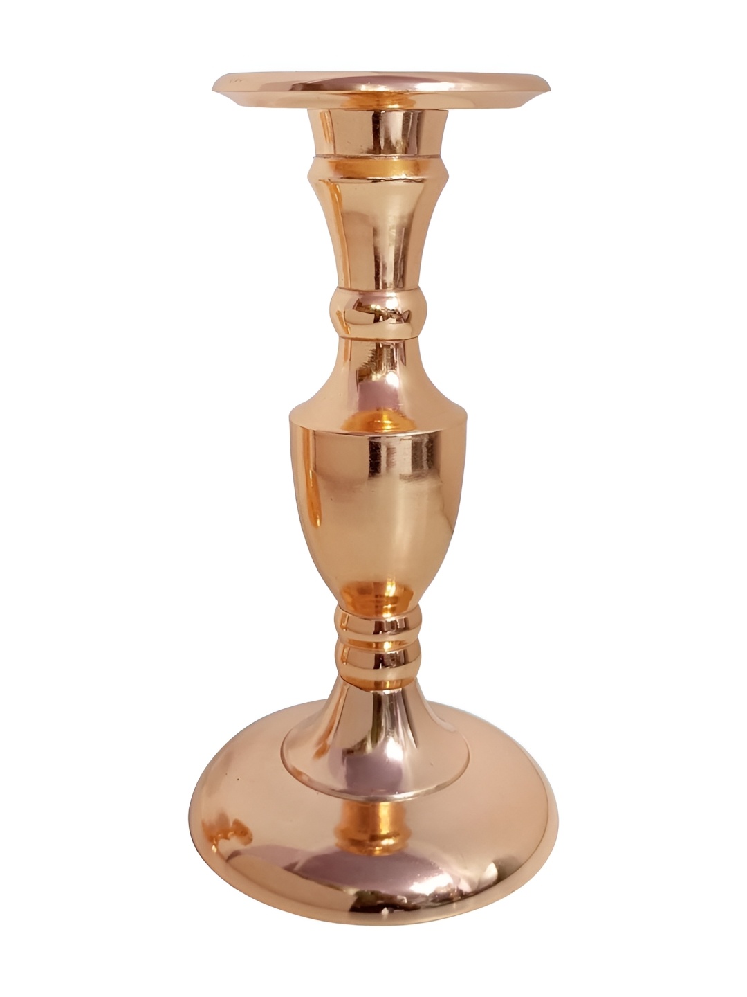 

Extreme Karigari Rose Gold Metal Candle Holder