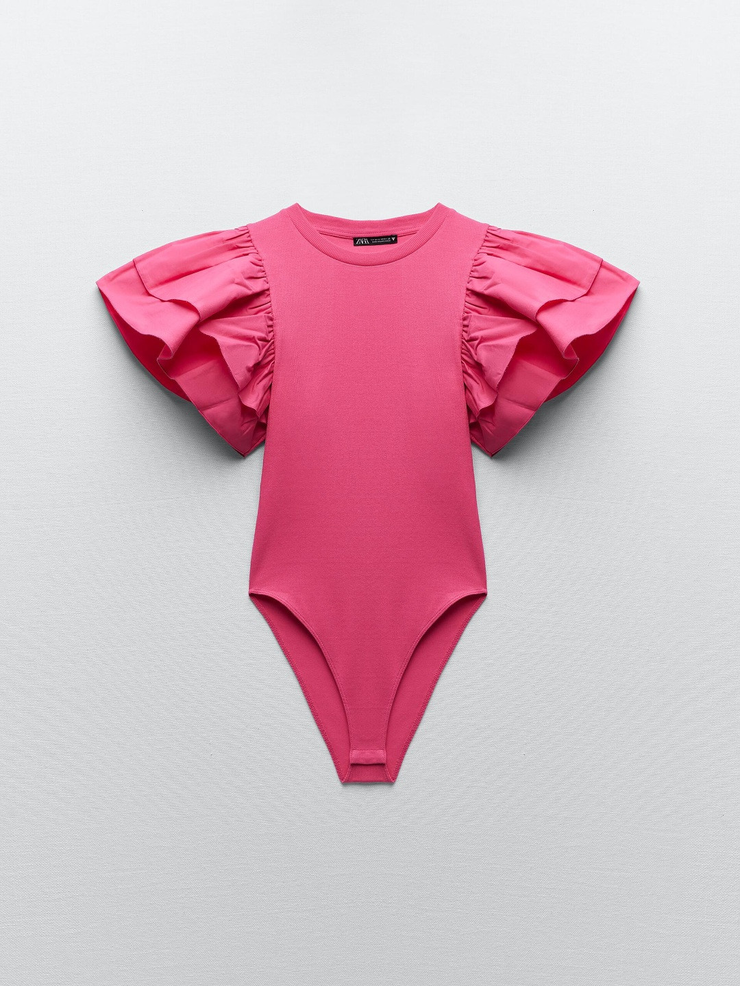 

ZARA Women Pink Bodysuit