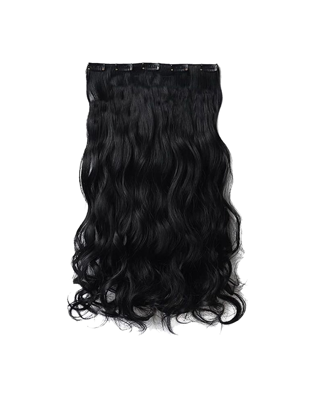 

D-Divine Clip-In Wavy Locks Hair Extension - Black - 22 Inch