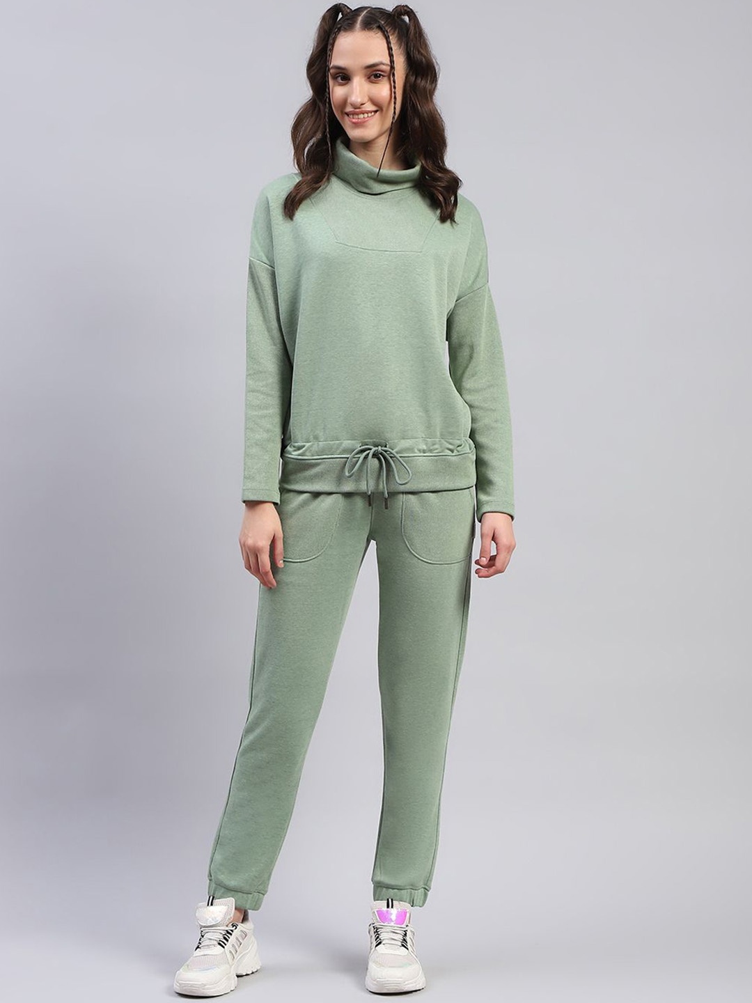 

rock.it Women Mid-Rise Tracksuit, Green