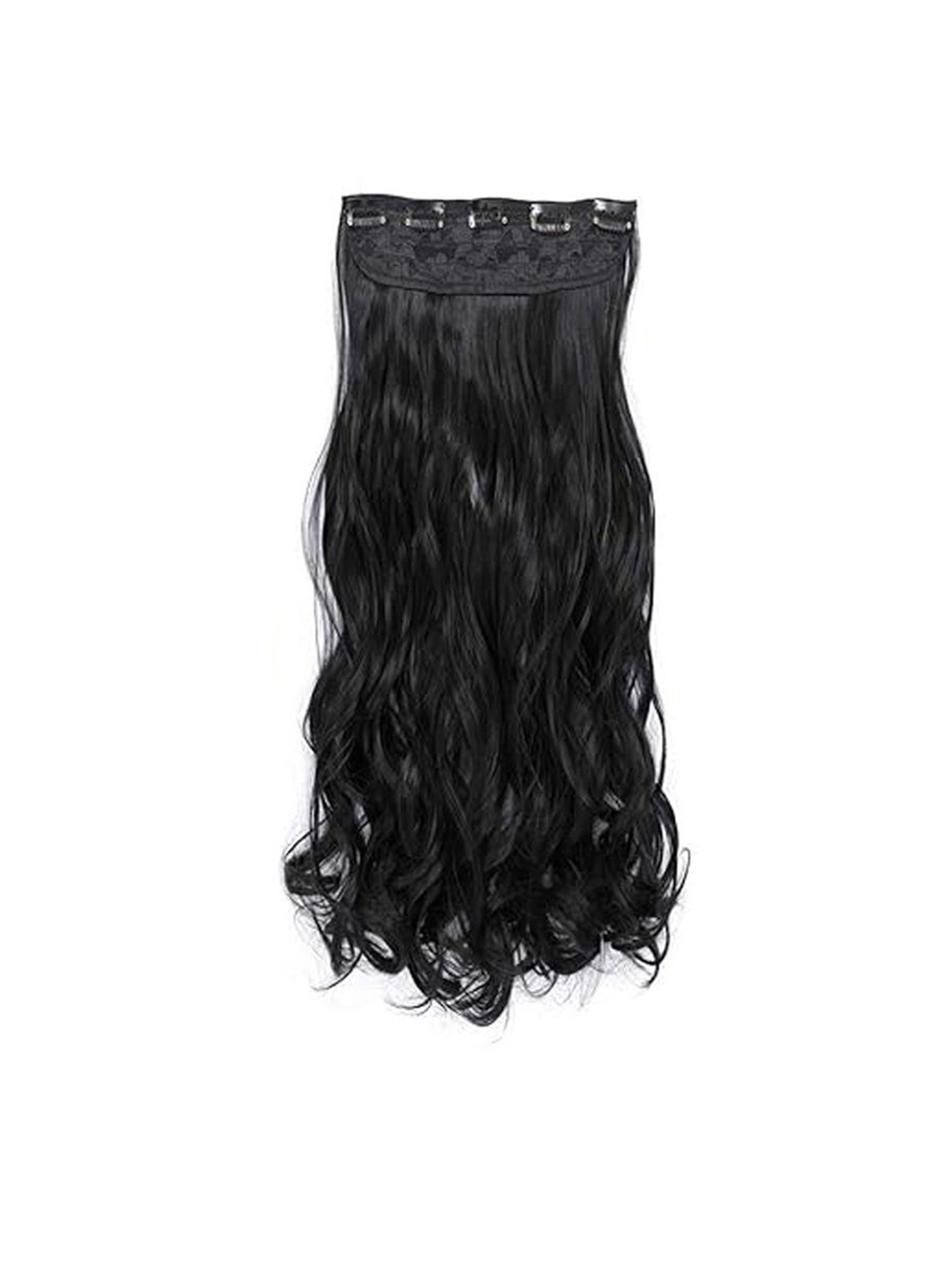 

D-Divine Clip-In Wavy Locks Hair Extension - Black - 22 Inch