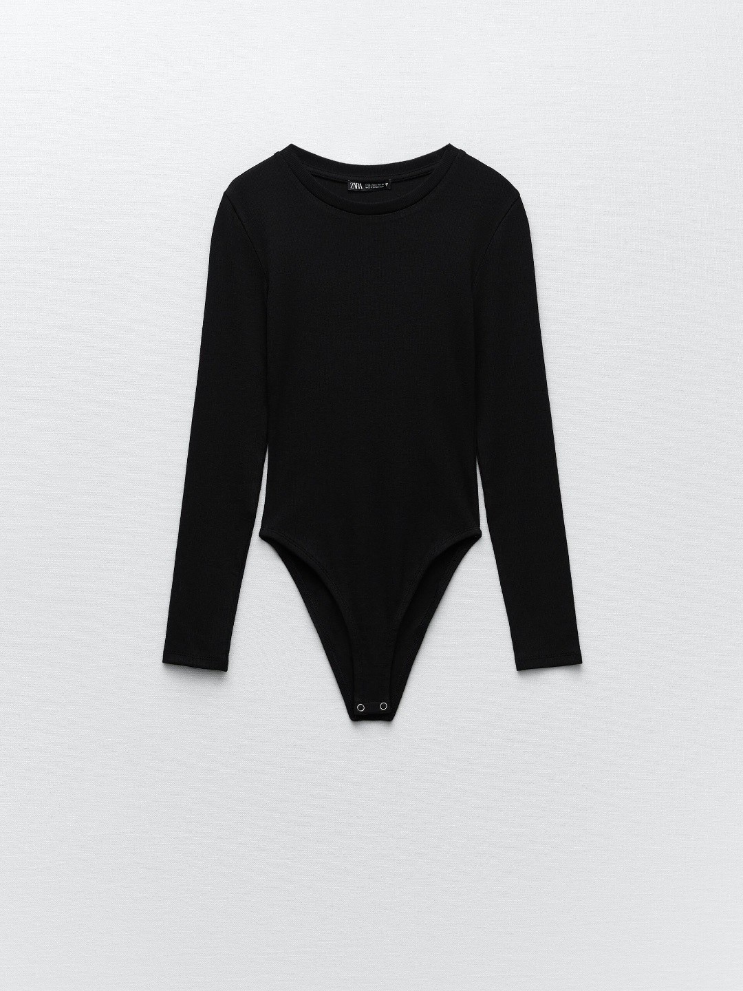 

ZARA Women Black Bodysuit