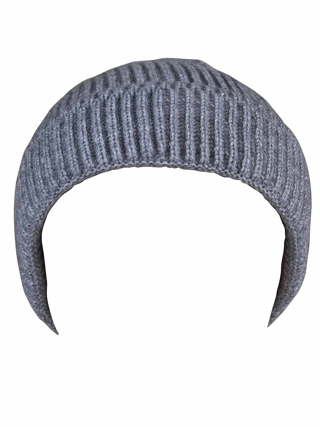 

Calvadoss Women Woollen Self Design Beanie, Grey