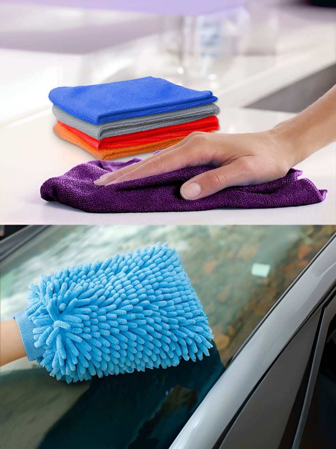 

UMAI Blue 2024 Solid Other Gloves And Chef Cap Cleaning Cloth