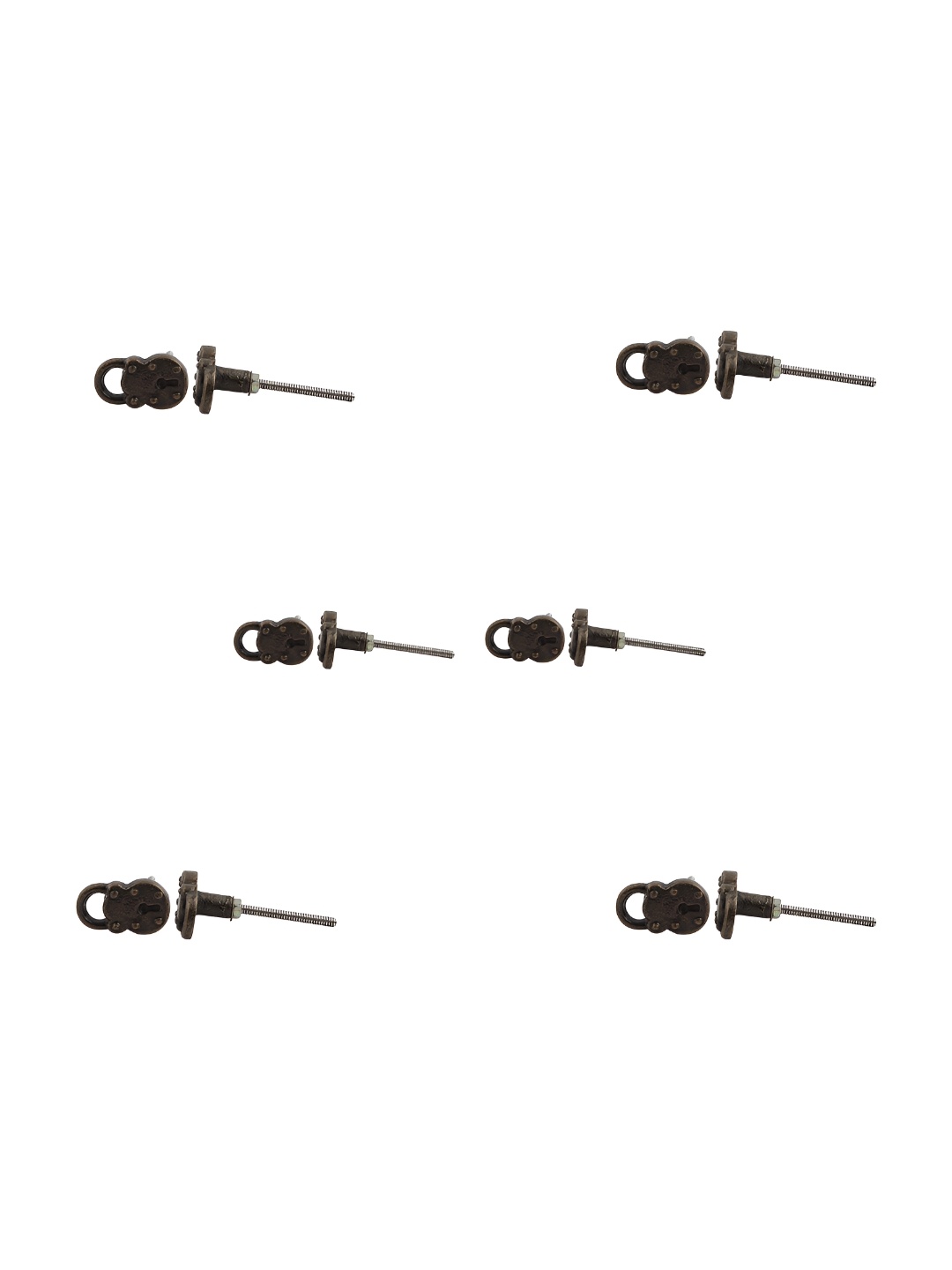 

Indianshelf Brown 6 Pieces Iron Small Locker Knobs
