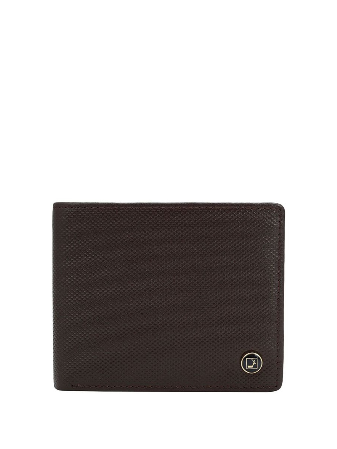 

Da Milano Men Leather Two Fold Casual Wallet, Brown