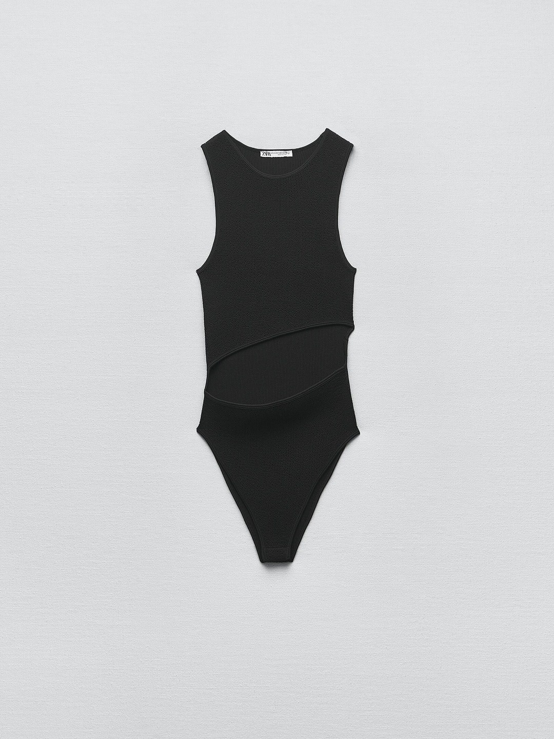 

ZARA Women Black Bodysuit