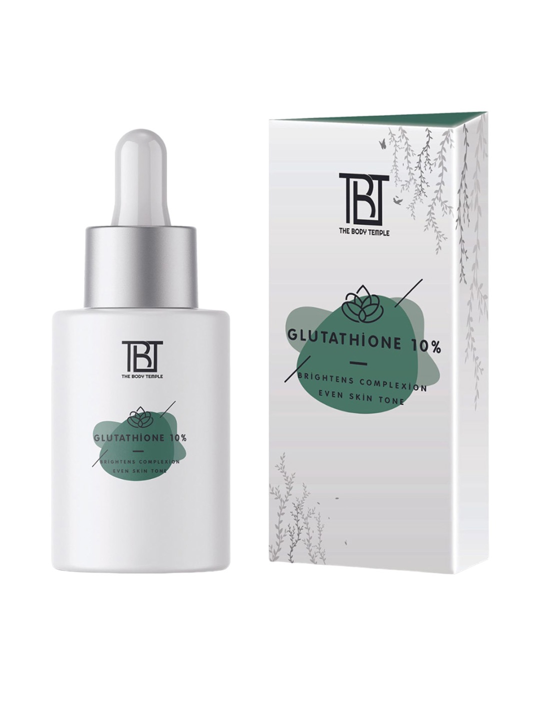 

The Body Temple 10% Glutathione Face Serum Effective for Pore Minimizing- 30 ml, White