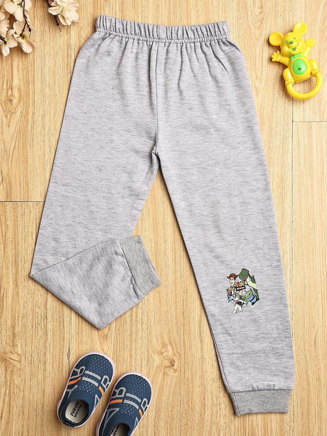 

Cutiekins Boys Comic Printed Joggers, Grey