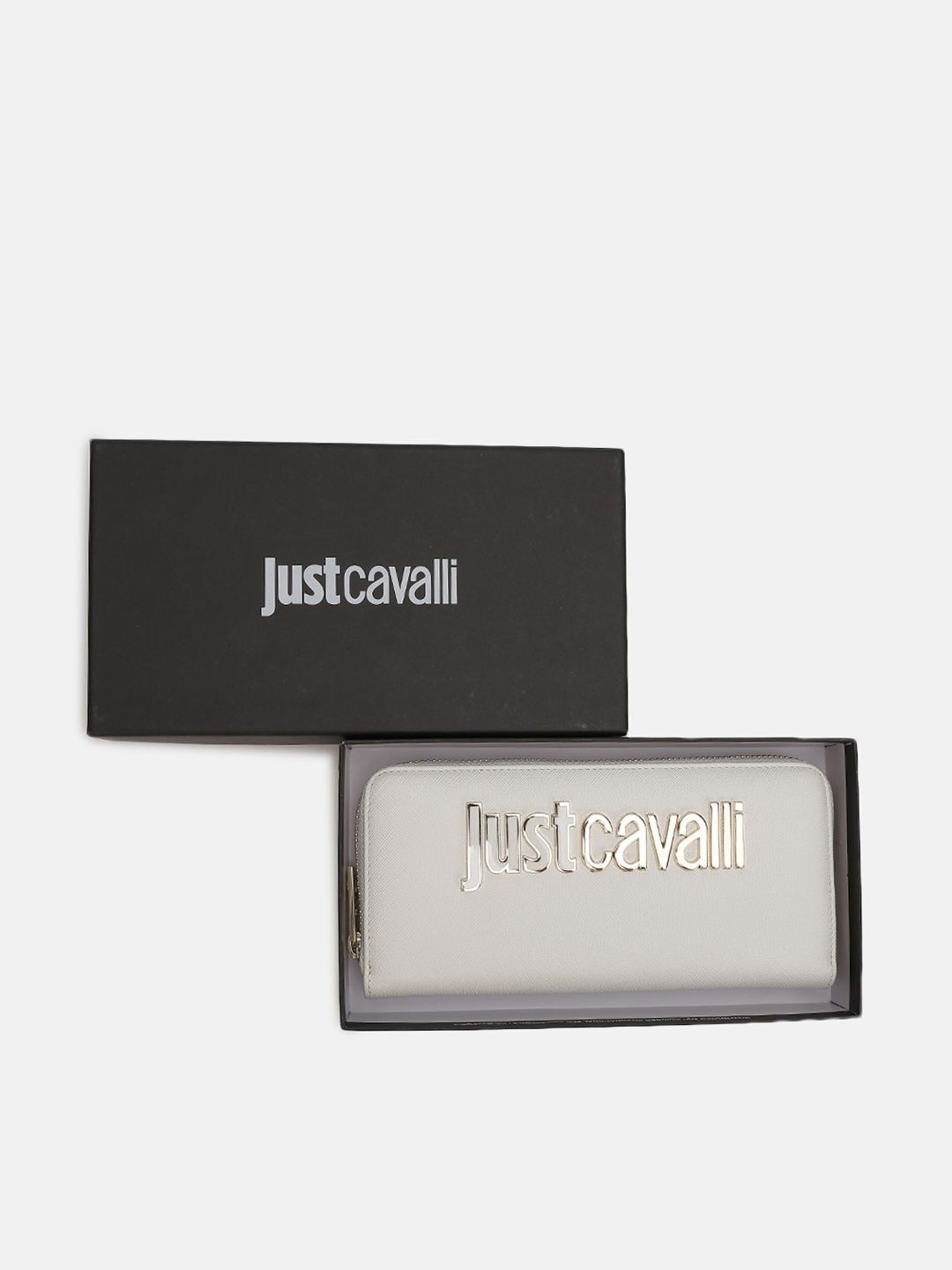 

Just Cavalli Women Zip Around Wallet, White