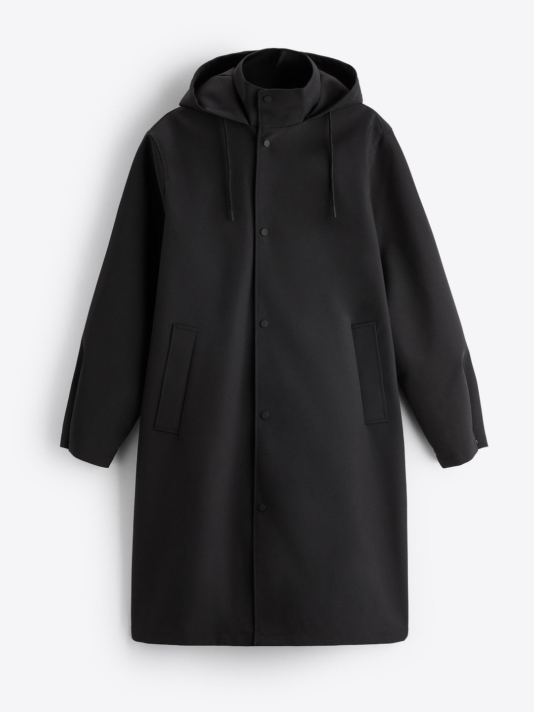 

ZARA Men Black Rain Jacket