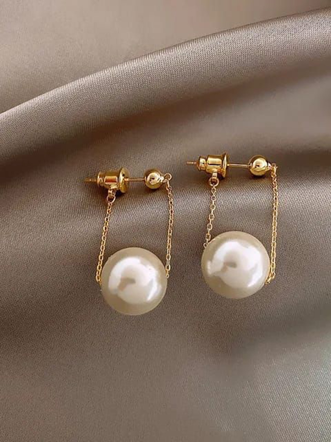 

YU FASHIONS Geometric Drop Earrings, Gold