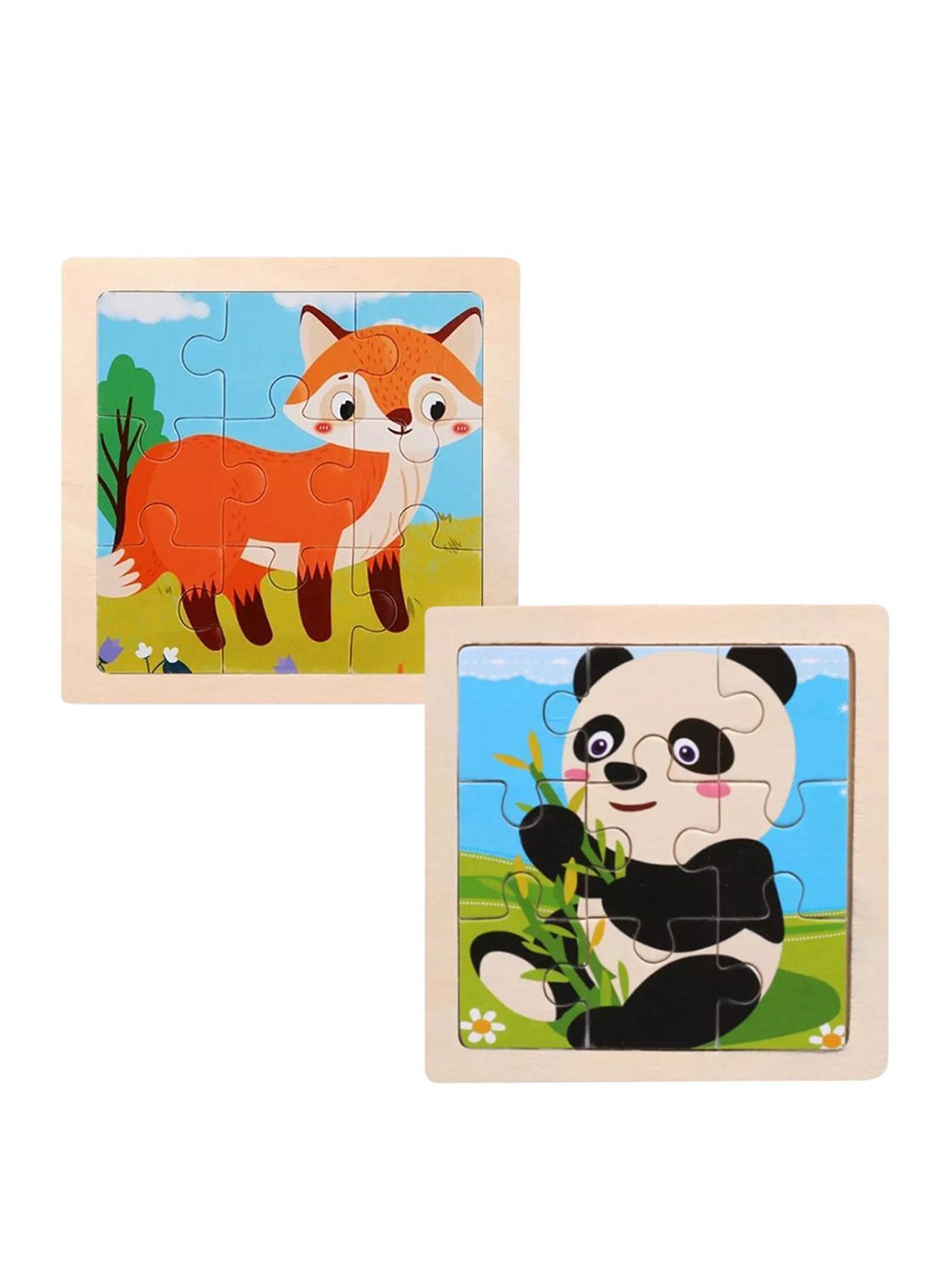 

BAESD Kids Set Of 2 BPA Free Puzzles Toy Learning and Development Toys, Blue