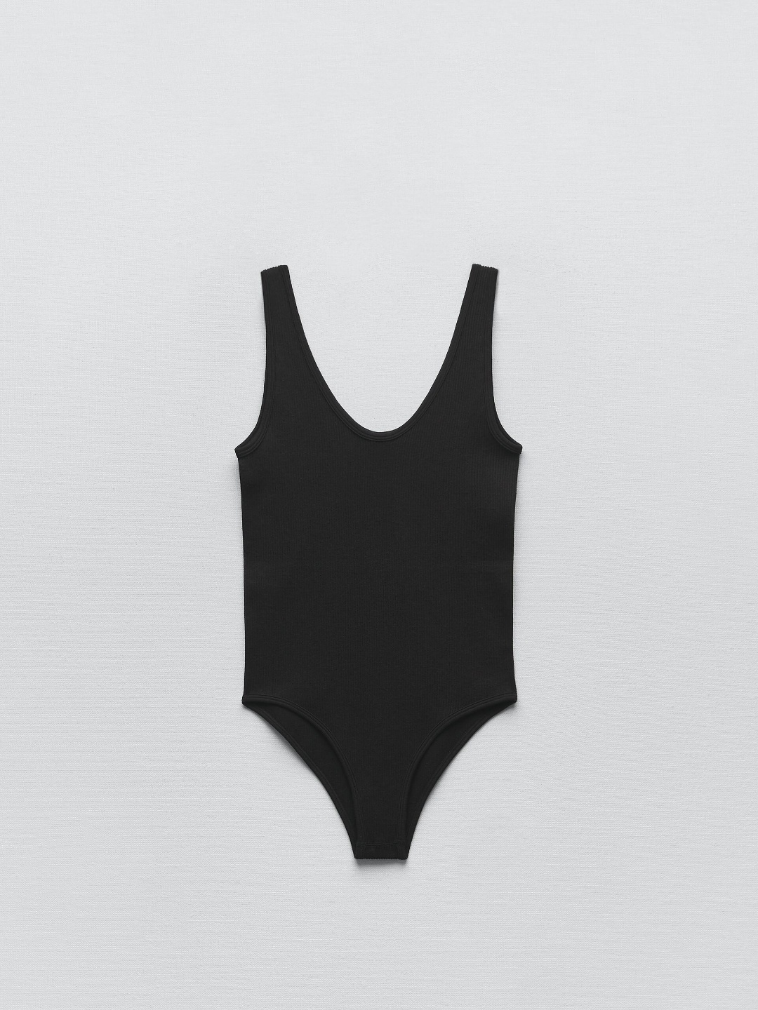 

ZARA Women Black Bodysuit