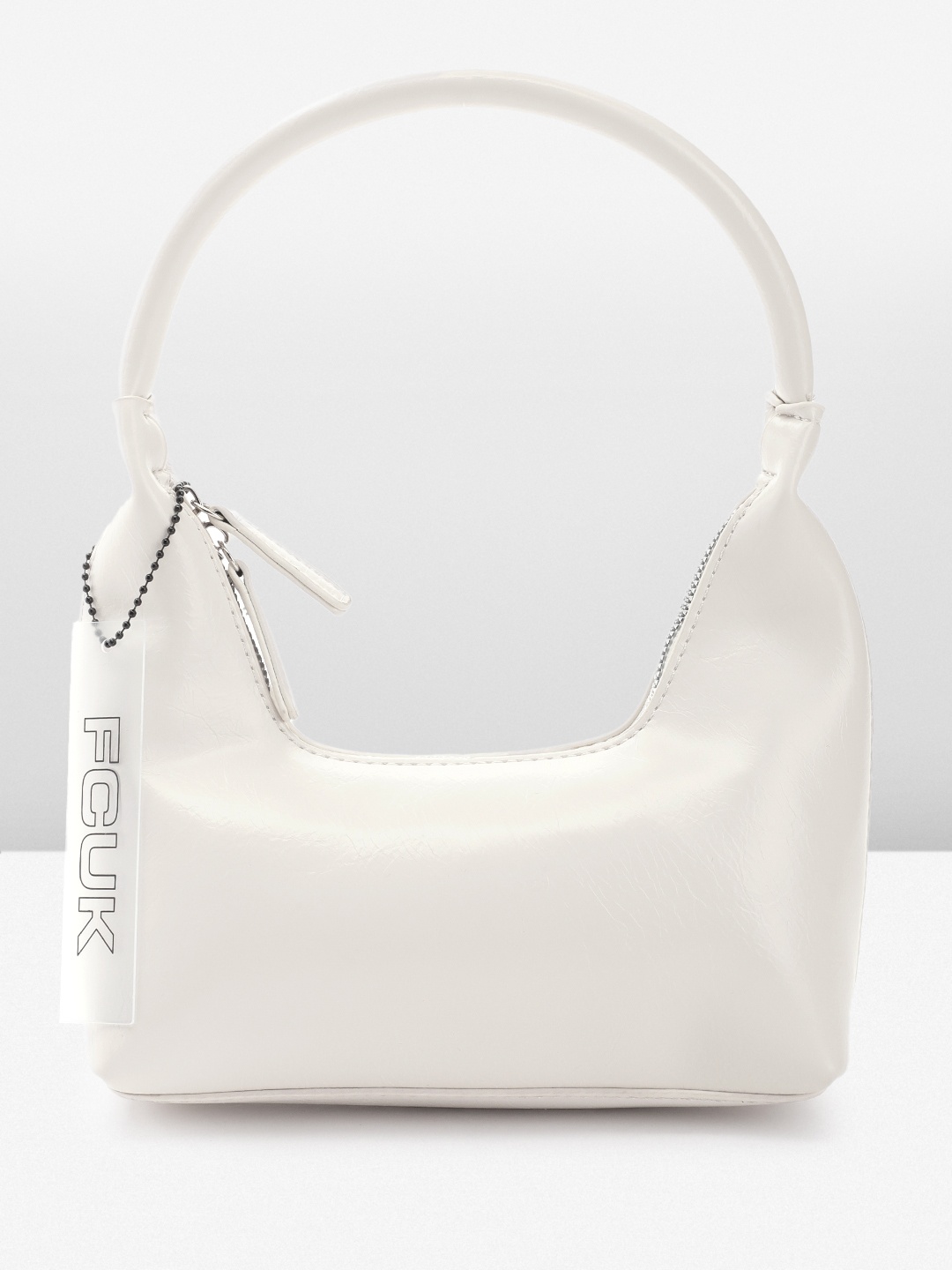 

FCUK Baguette Handheld Bag, White