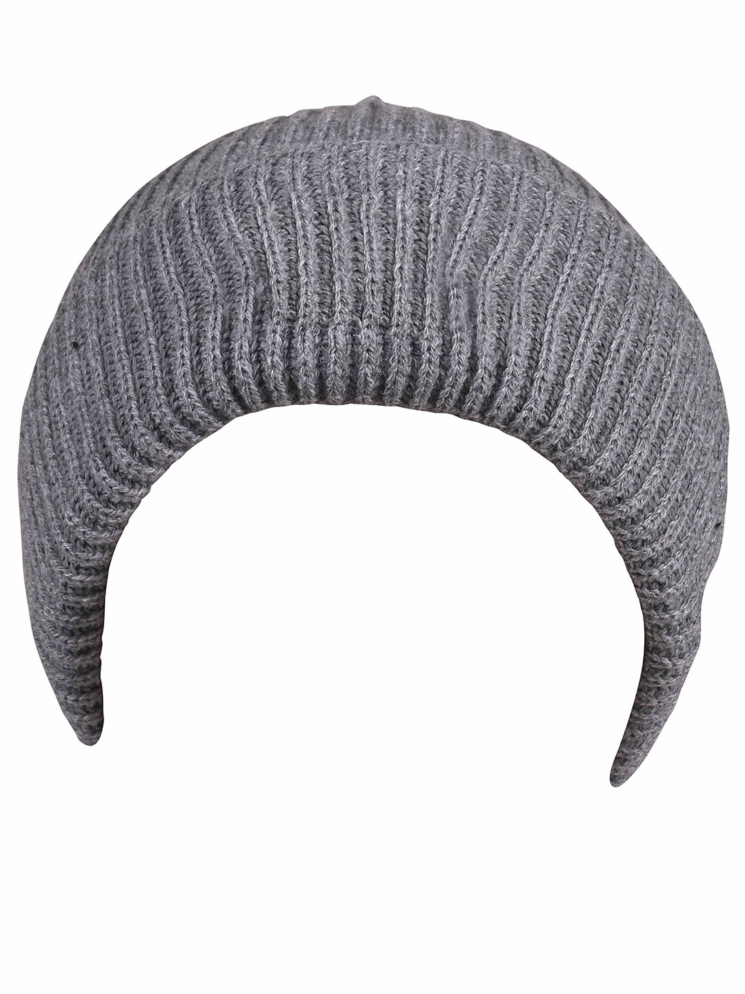 

Calvadoss Women Woollen Self Design Beanie, Grey