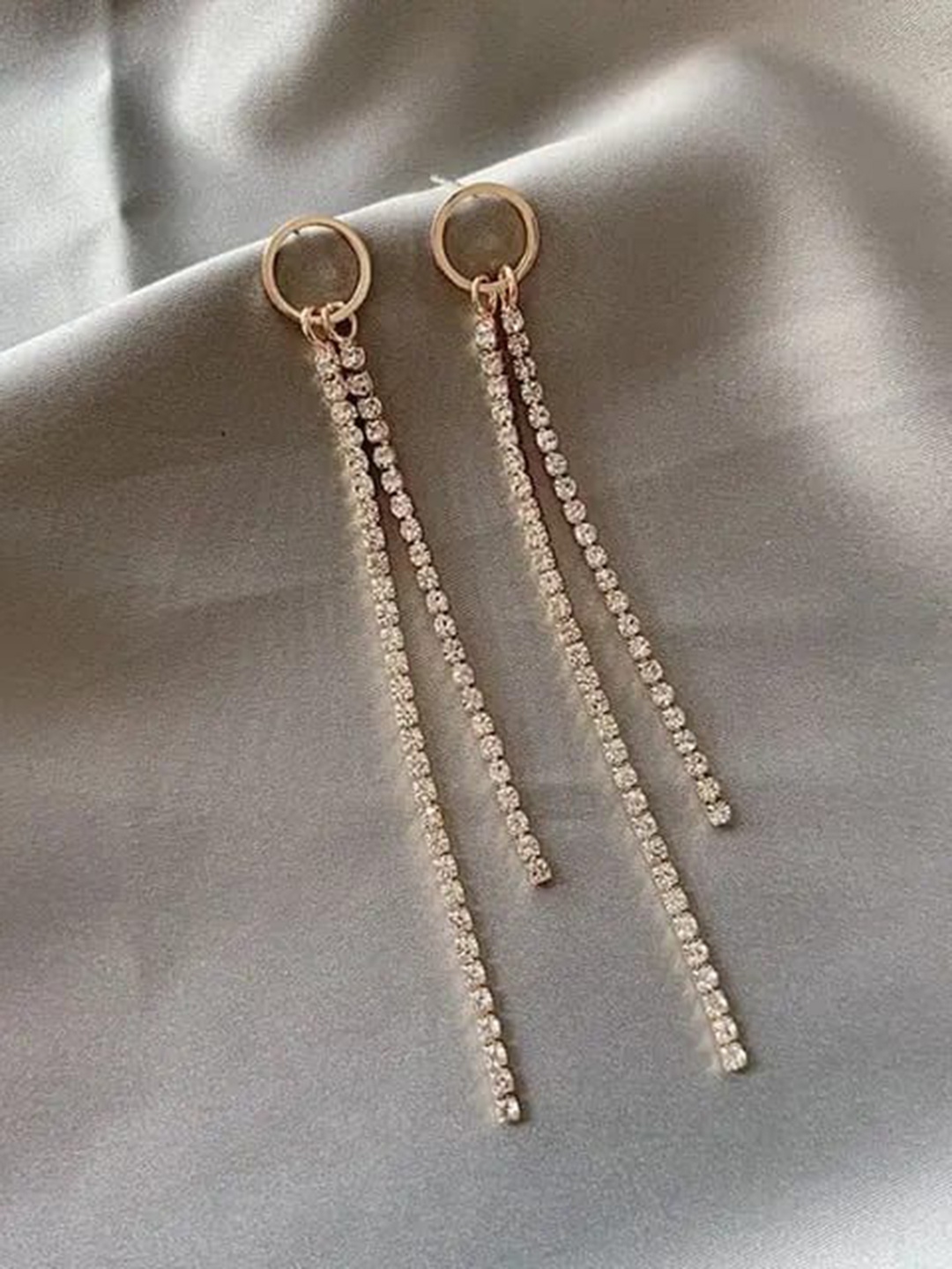 

YU FASHIONS Geometric Drop Earrings, Gold