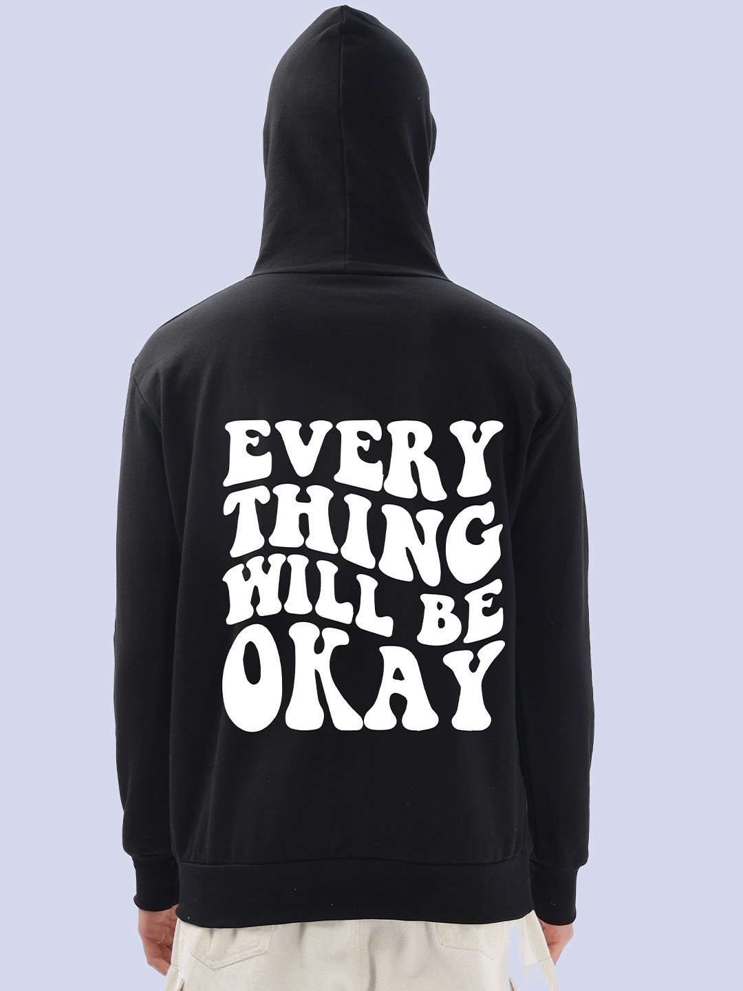 

FALTU.CO Men Printed Pullover Sweatshirt, Black