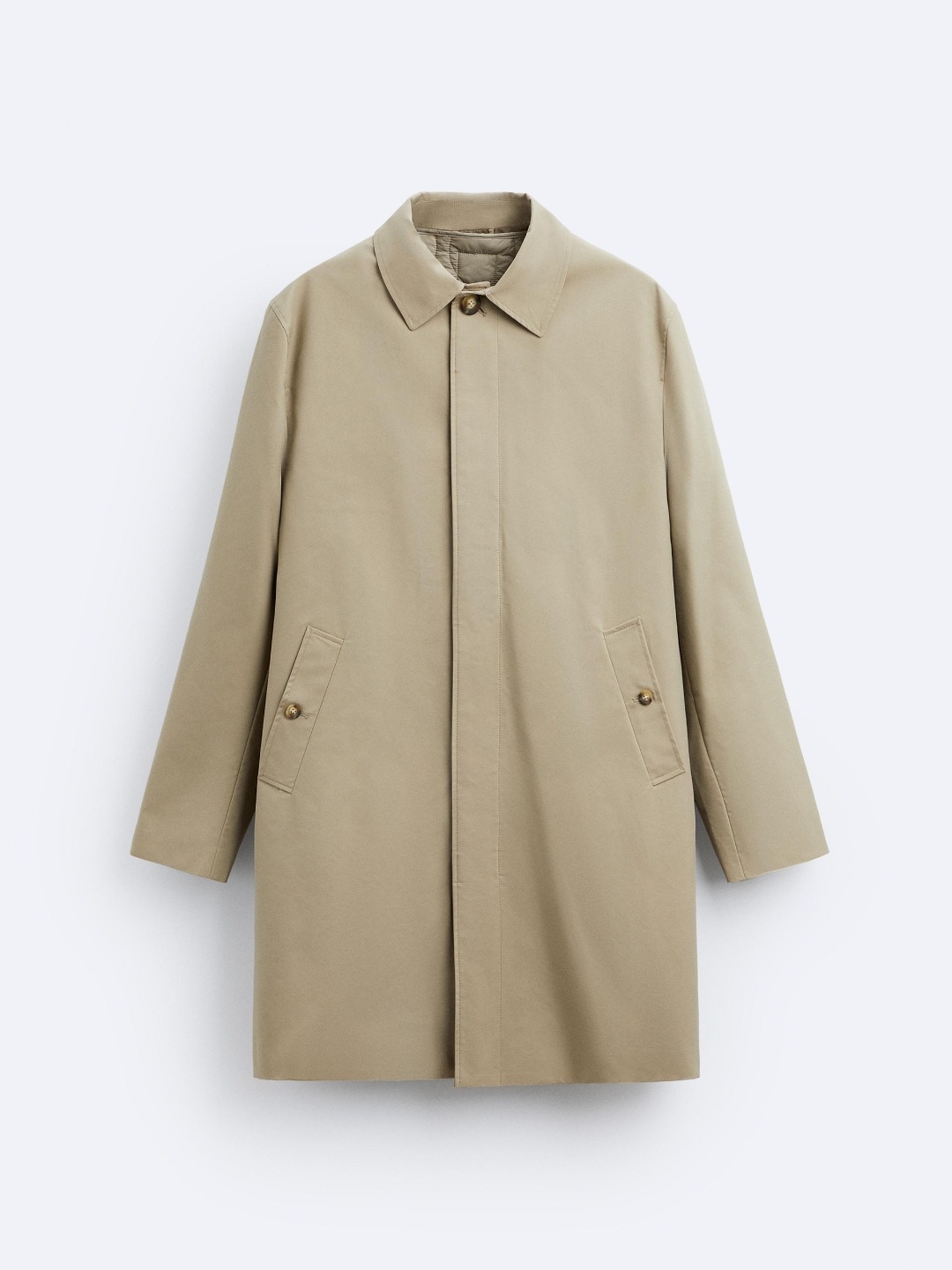 

ZARA Men Beige Rain Jacket