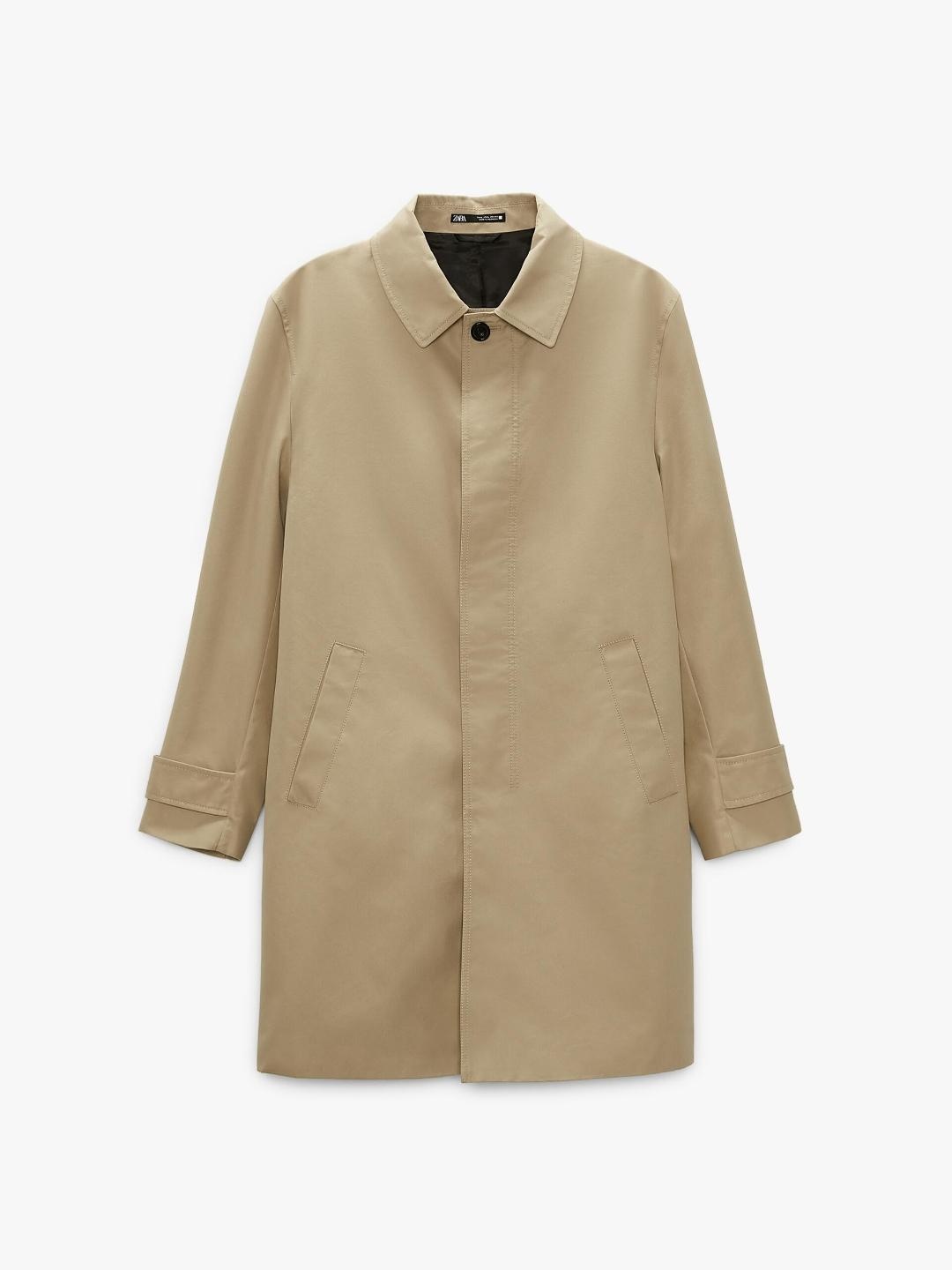 

ZARA Men Beige Rain Jacket