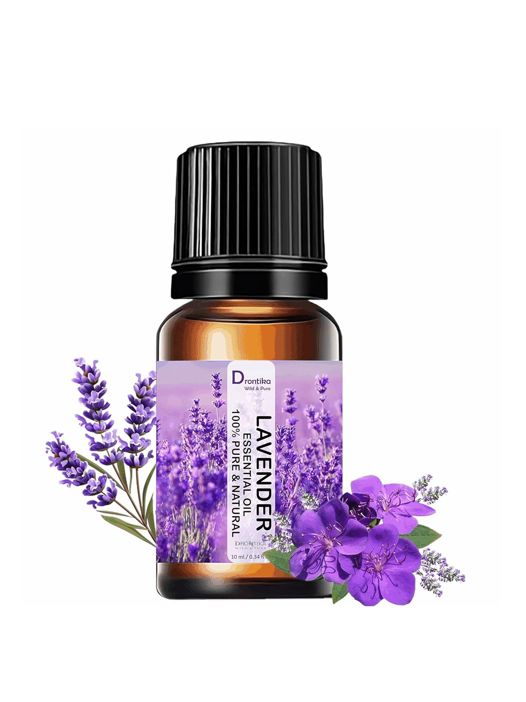 

DRONTIKA Set Of 10 Essential Massage Oils For Skin & Hair -10 ml Each, Black