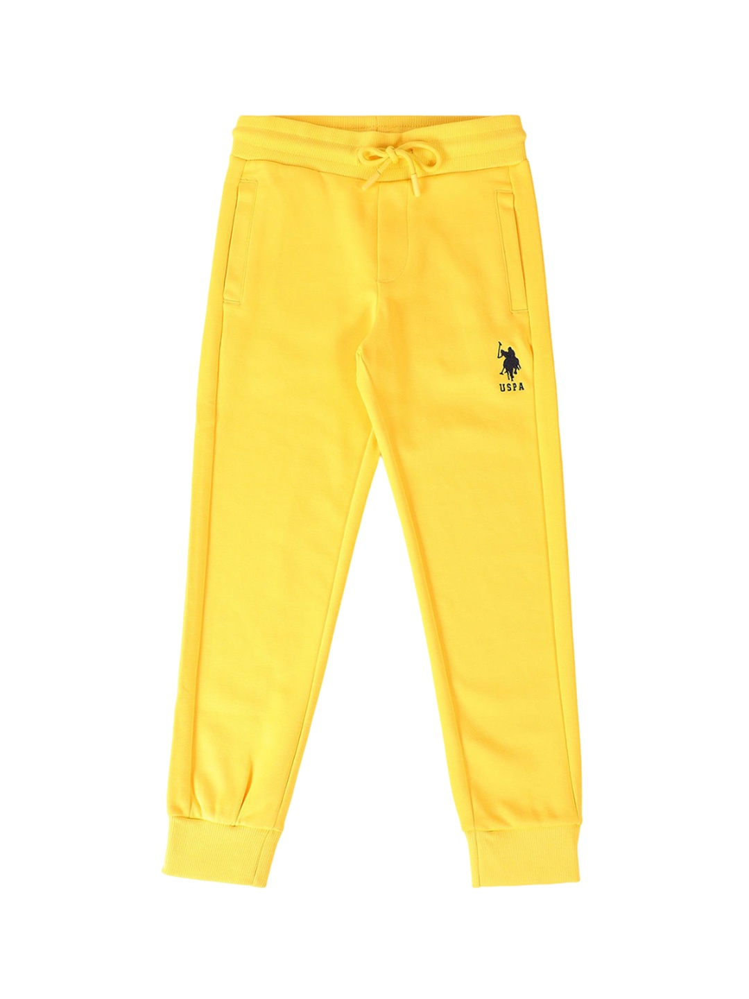 

U.S. Polo Assn. Kids Boys Mid Rise Joggers, Yellow