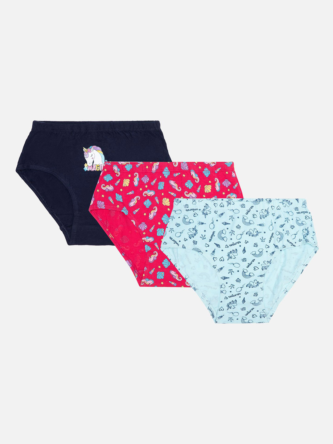 

Bodycare Girls Pack Of 3 Assorted Hipster Briefs KIA7292-PK004