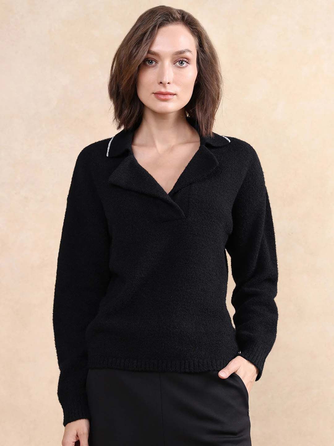 

RAREISM Women Pullover, Black