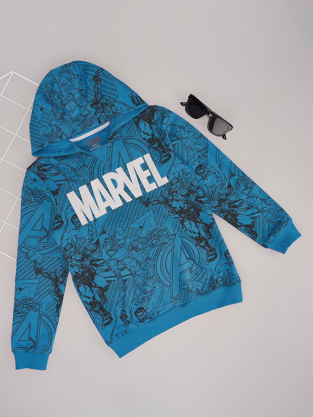 

Pantaloons Junior Boys Printed Long Sleeves Sweatshirt, Blue
