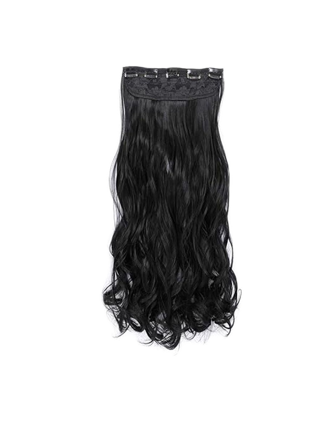 

D-Divine Clip-In Wavy Locks Hair Extension - Black - 22 Inch