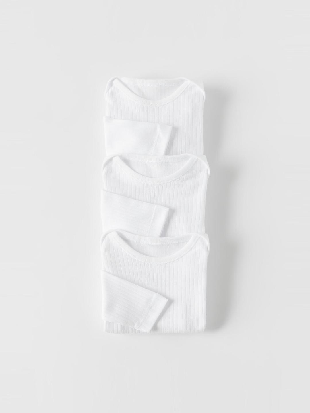 

ZARA Kids-Unisex White Bodysuit