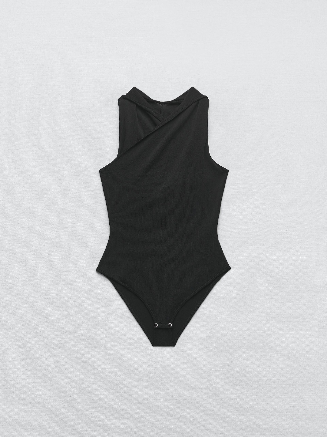 

ZARA Women Black Bodysuit