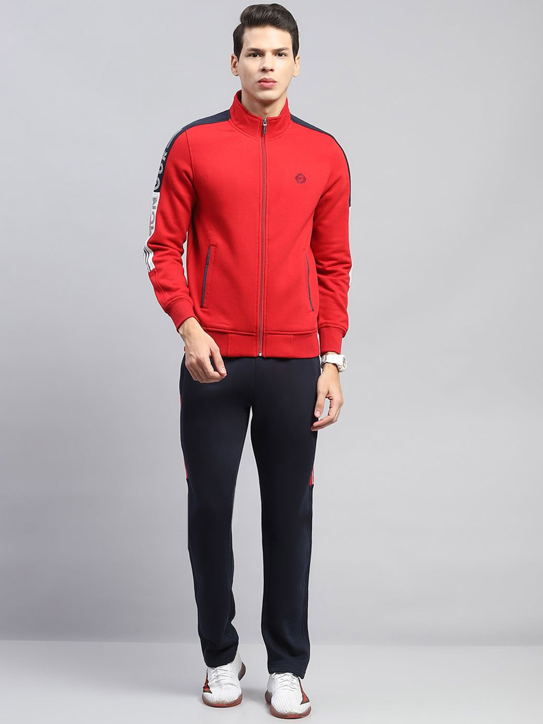 

Monte Carlo Men Mid Rise Tracksuits, Red