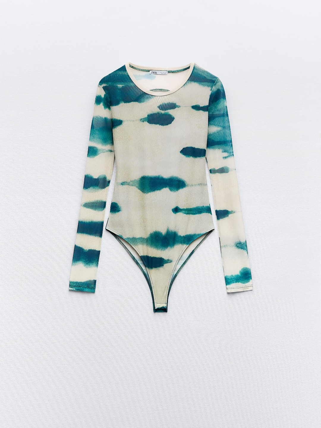 

ZARA Women Blue Bodysuit