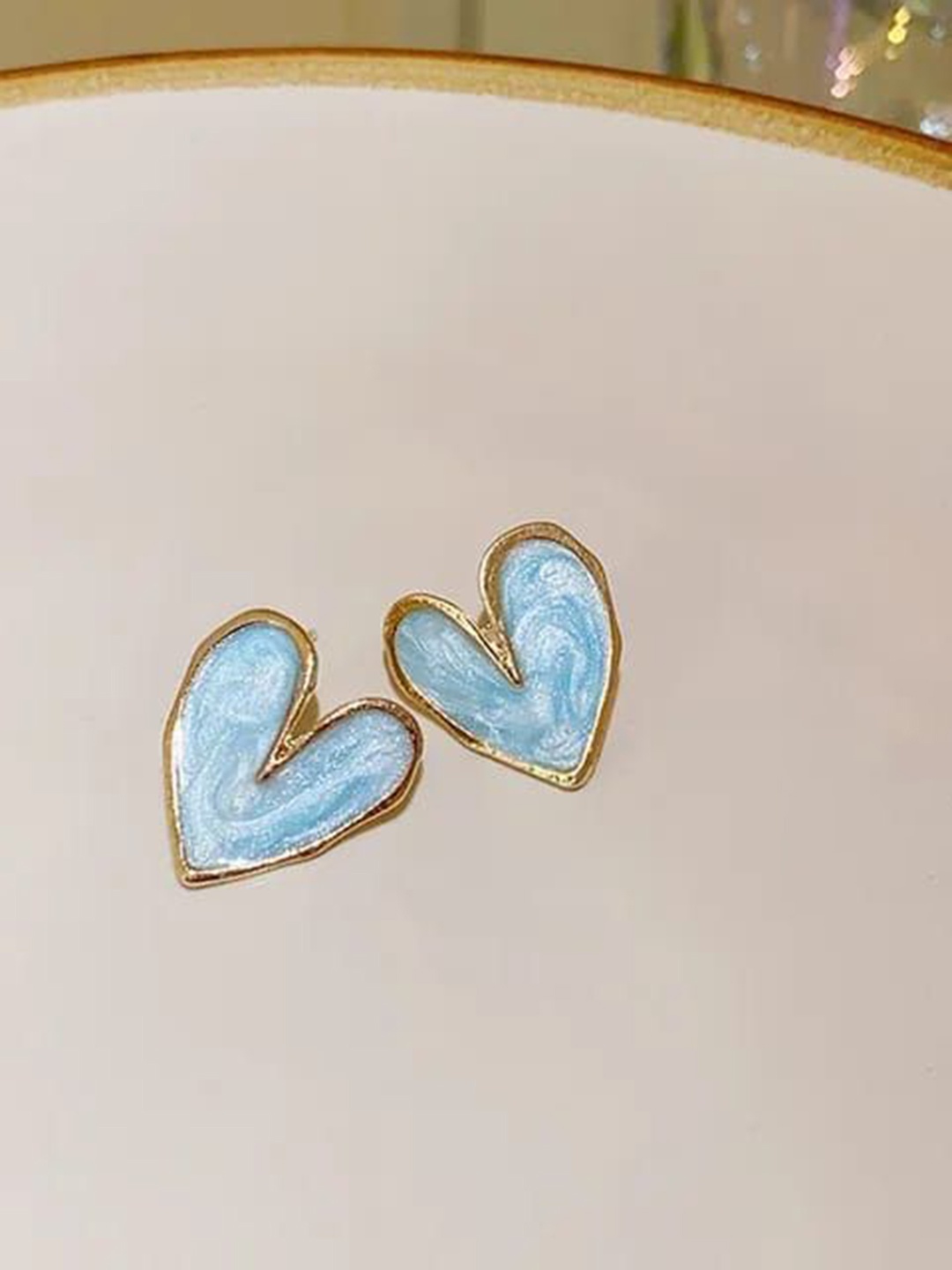 

YU FASHIONS Geometric Drop Earrings, Teal