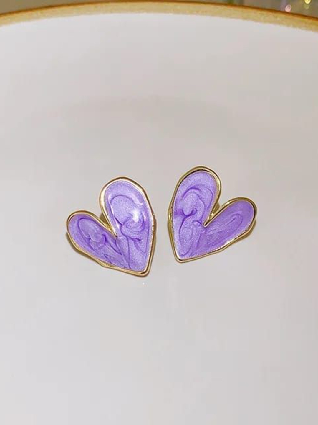 

YU FASHIONS Geometric Drop Earrings, Lavender
